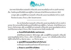 รับสมัครบุคคลทั่วไปเพื่อจ้างเหมาปฏิบัติงานในตำแหน่งเจ้าหน้าที่ประสานงานโครงการจัดทำมาตรฐาน คู่มือ แนวปฏิบัติด้านความปลอดภัยฯ ประจำปีงบประมาณ 2566 จำนวน 1 อัตรา โดยเฉพาะเจาะจง